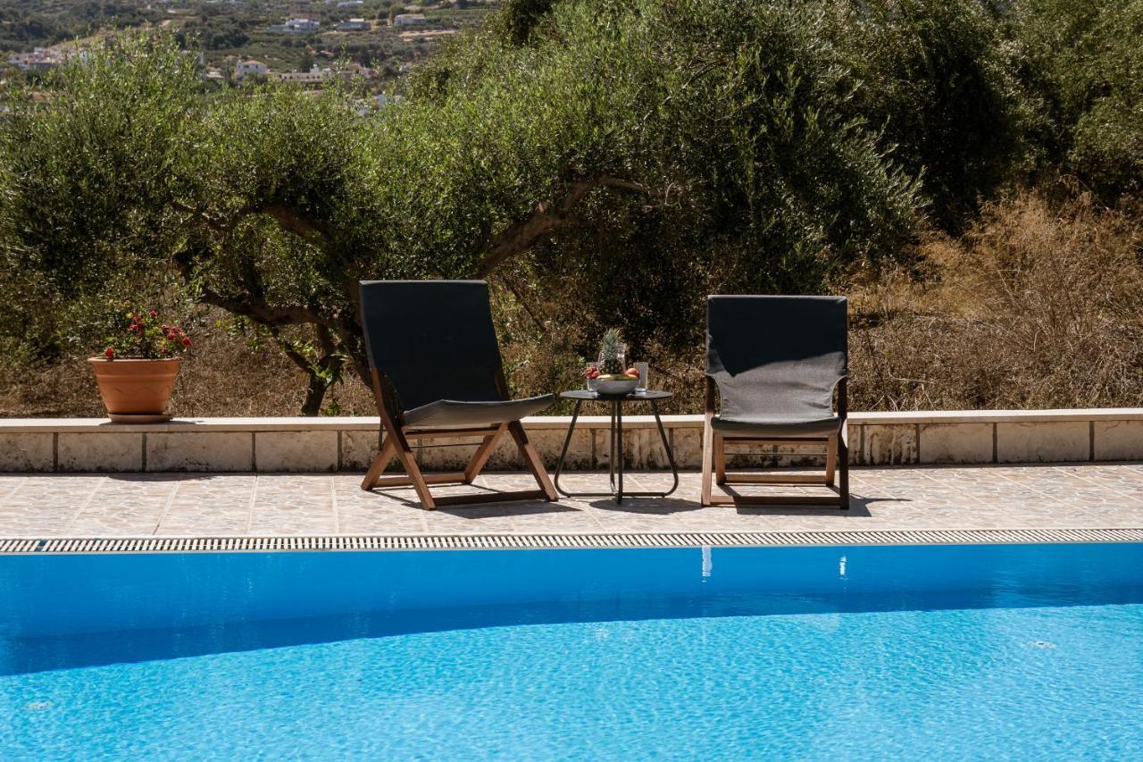 Lefkothea Villas With Large Pool, Bbq & Playground Adelianos Kampos Zewnętrze zdjęcie