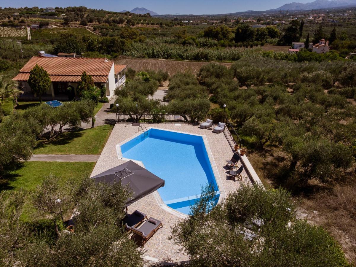 Lefkothea Villas With Large Pool, Bbq & Playground Adelianos Kampos Zewnętrze zdjęcie