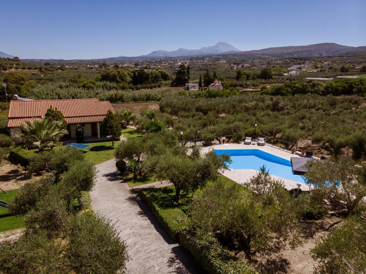 Lefkothea Villas With Large Pool, Bbq & Playground Adelianos Kampos Zewnętrze zdjęcie